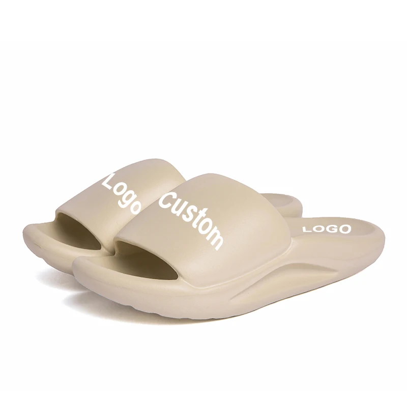 

Custom Logo New Design Hot Selling Lover Beach Sandal Shoes Eva Water Slide Foam Wholesale Runner Sport Slipper, As the picture or customized
