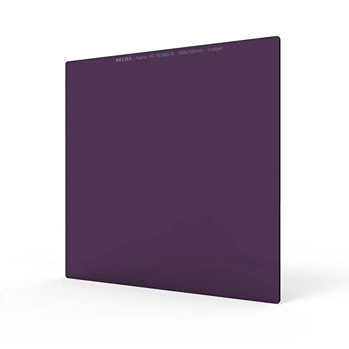 

NiSi Square IR coated ND Optical Glass Filter, Neutral Density Filter (IR ND8(0.9) 3 Stop, 100X100mm)