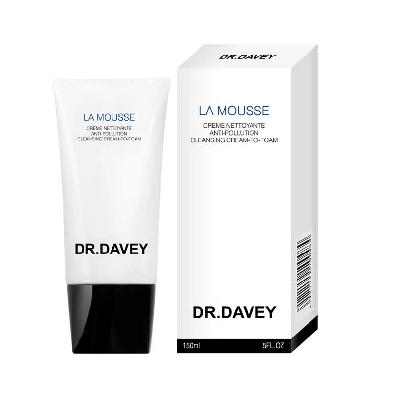 

DR.Davey deep cleansing natural organic foaming face cleanser wash