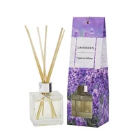 

Wholesale Home decoration reed diffuser with natural sticks for gift set-Lavender