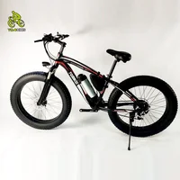 

New arrived 26inch fat tire electric mountain bike 500w 48V10ah e bike with pedal PAS