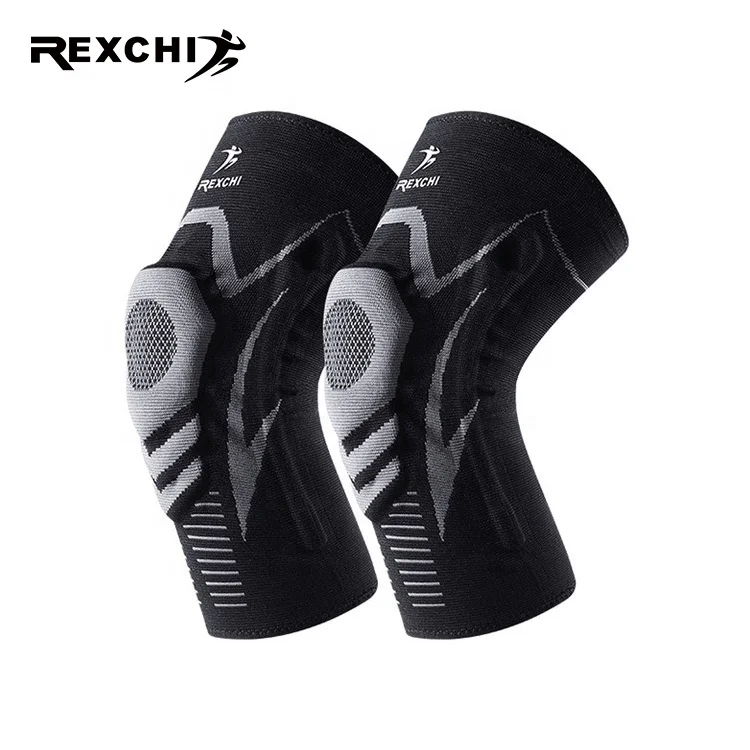 

REXCHI HX18 Hot Sale Knee Support Compression High Elastic Silicone Protective Gear Sports Elbow And Knee Pads For Motorcycle, Has 3 colors