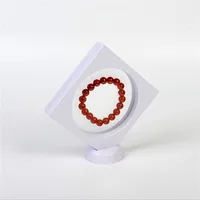 

Jewelry Display Packaging Square Round Box 9*9cm For Making Up The Balance Of The Transparent Suspended Floating