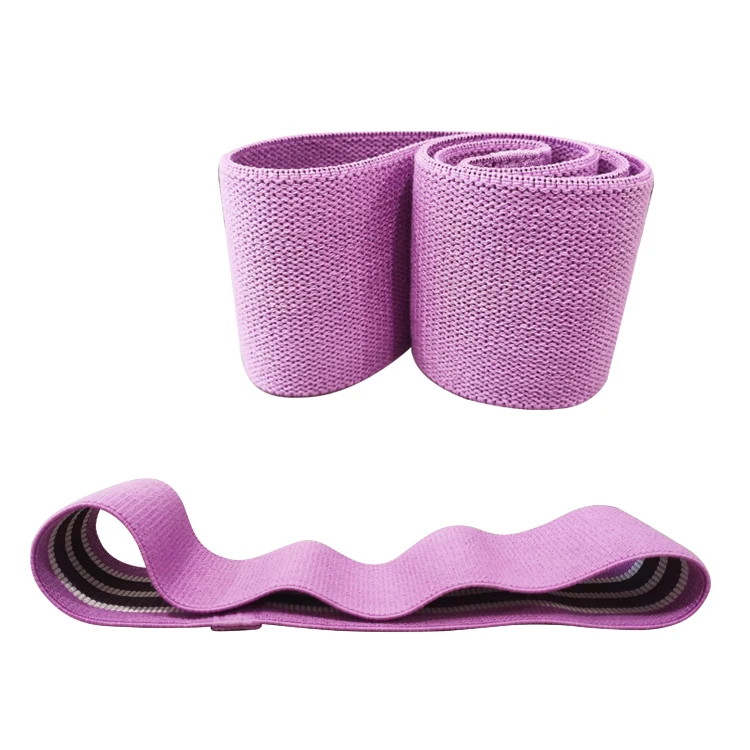 

High density and Non Slip Fabric Resistance Bands for Women for yoga exercise and sports users, Pink, green, purple