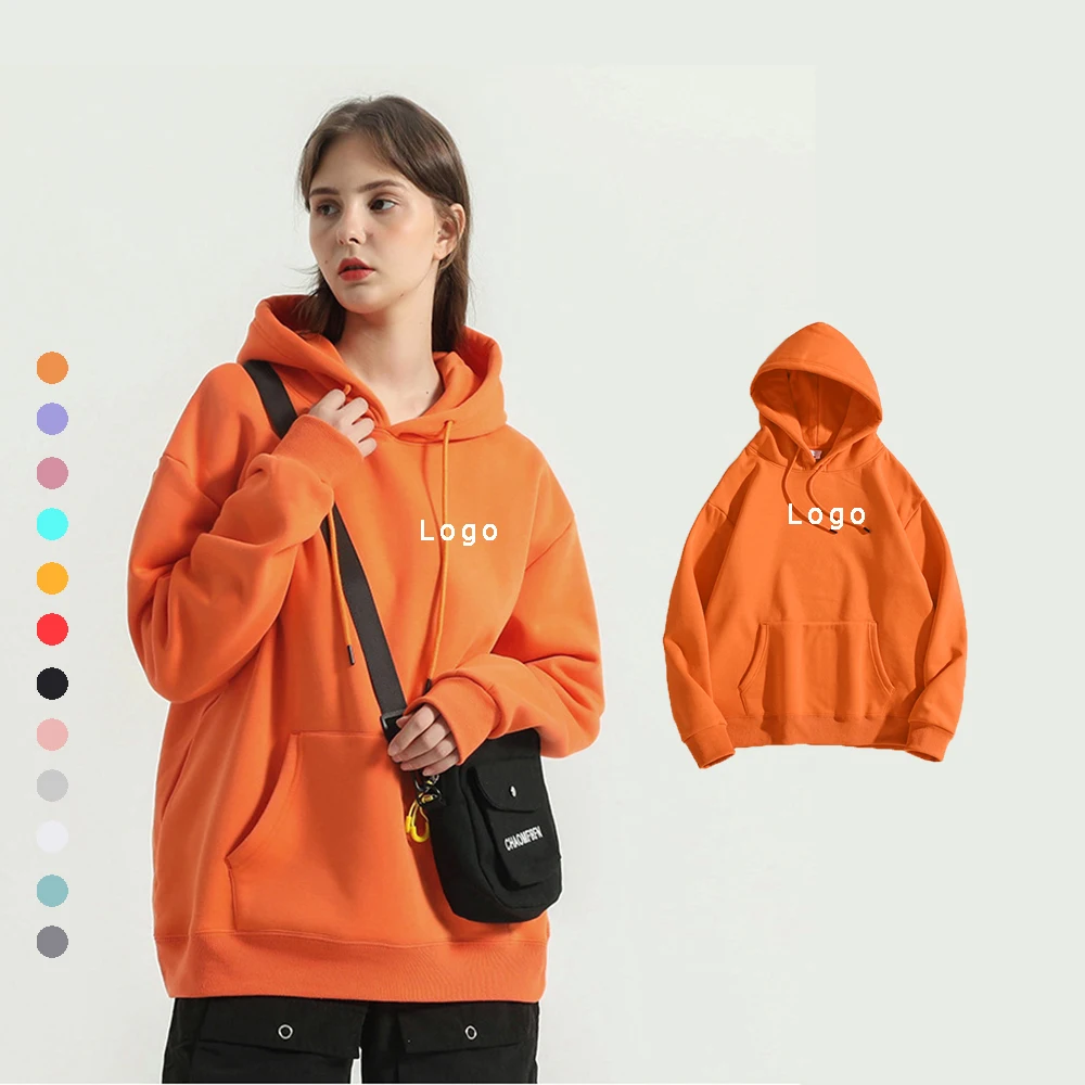 

Cotton Women's Blank Printed Hoodies Fashion Casual High Quality Winter Plain Mens Sweatshirts