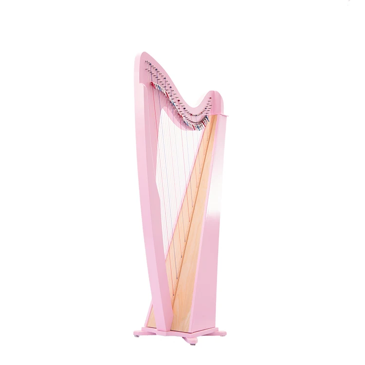 

38 String Harp with Square Sound Box