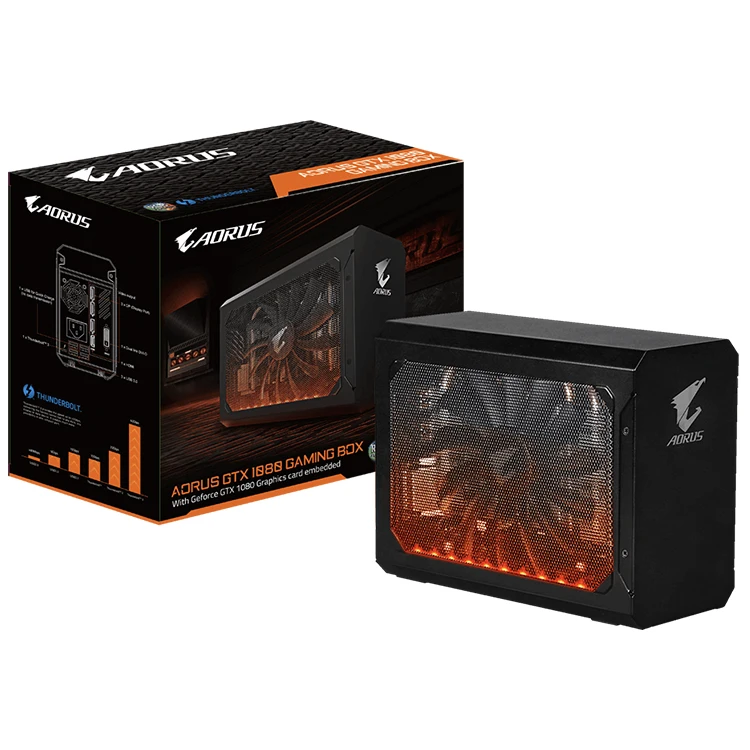 

GIGABYTE NVIDIA GeForce Graphics Card AORUS GTX 1080 GAMING BOX with 8GB GDDR5X Memory Support Thunderbolt 3 Plug