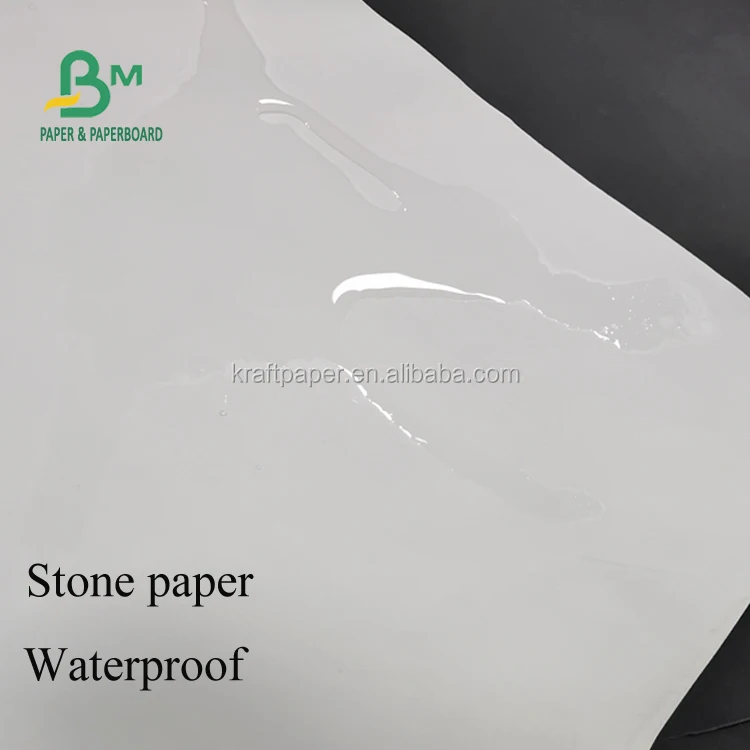 Tear - Resistance Waterproof Paper Notebook 120um To 200um Stone Paper In  Rolls
