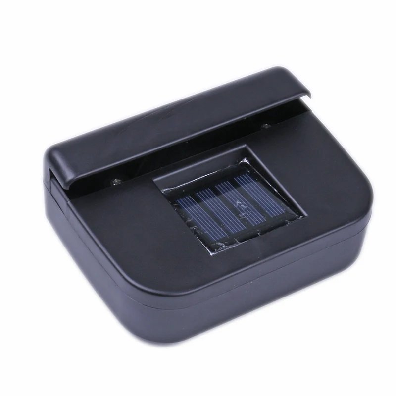 Car Summer Solar Powered Auto Window Fan Air Vent Ventilation Fan Air Vent Radiator With Rubber
