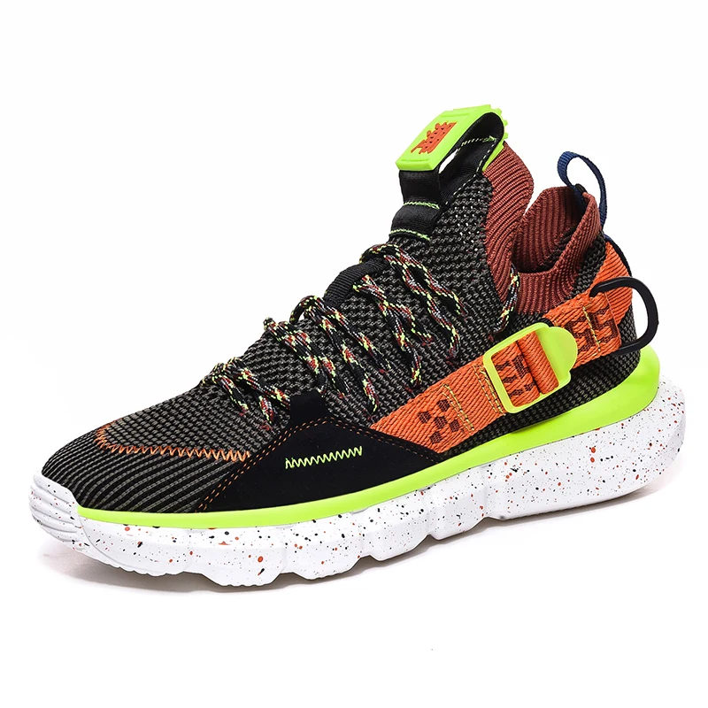 

Sneakers Fashion Outdoor Mens Color High Quality Brand Bandage Breathable Mesh Soft running casual sports shoes