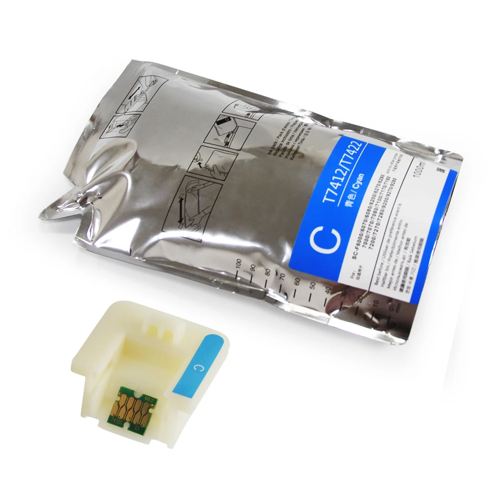
Ocbestjet Sublimation Ink F Refill Bag For Epson F6200 Ink 1PCS Pack 1 Heat Transfer Ink For EPSON Surecolor F6000 F6070 F6270 