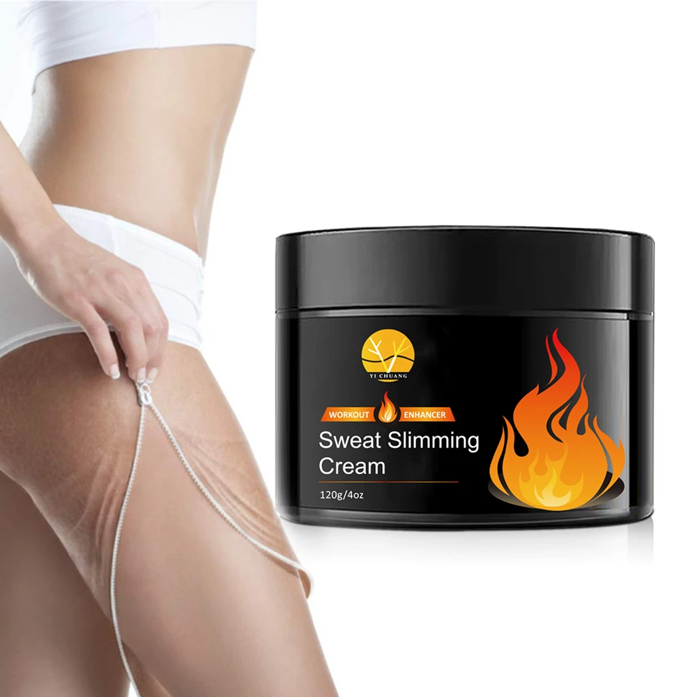 

Private Label Body Stomach Thigh Fat Burning Losing Weight Sweat Anti Cellulite Hot Slimming Cream, White