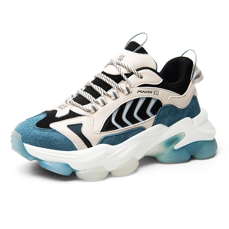 

No name brand OEM high top unisex safety light up trainers hip hop leather women casual sneakers shoes