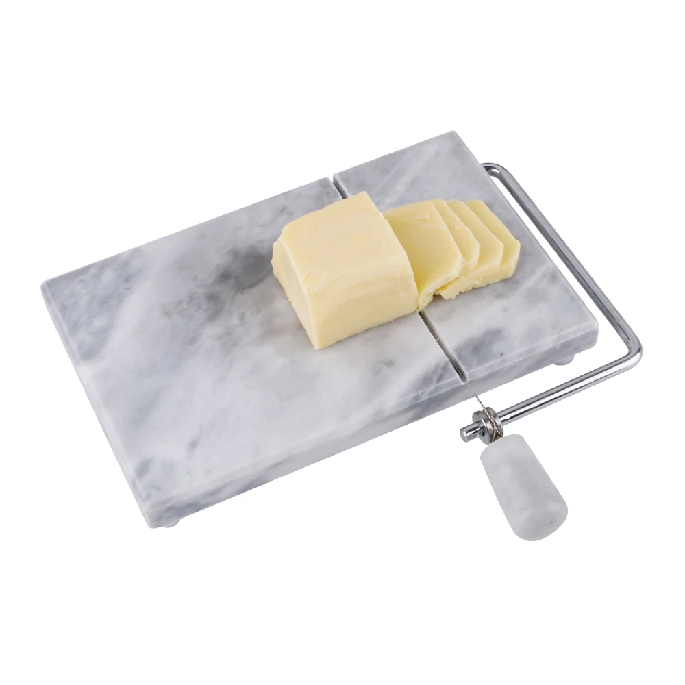 

Unique Pattern Cheese Board With Cheese Butter Slicer use Factory Direct, Natural marble