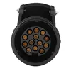 12V 13 Pin Plastic Trailer Plug Socket Wiring Trailer Plug Connector Adapter for Caravan Towbar Towing