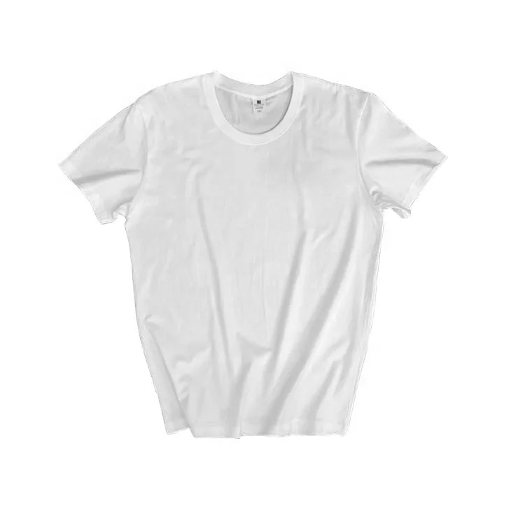 

Promotional White Thick 100% Pima Brushed Cotton T-shirts