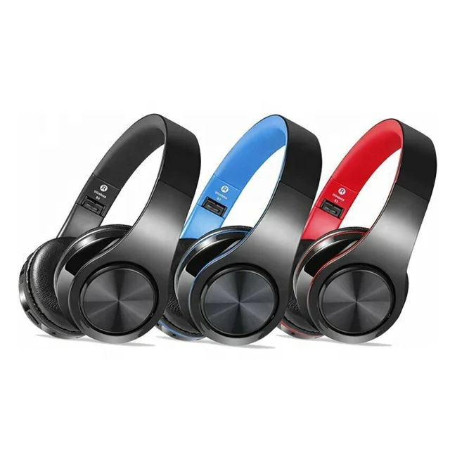 

Noise Cancelling Handfree Over Ear Music Stereo BT Headset Wireless B3 Headphone, Black,whte,blue,red