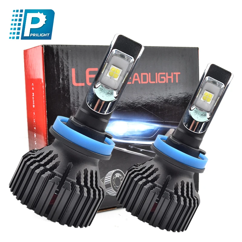 LED Car Headlights 60W 8000LM XHP50 Auto Headlamp Bulbs H1 H3 H4 H7 H11 880 9004 9005 9006 9007 Car led fog head lights lamps