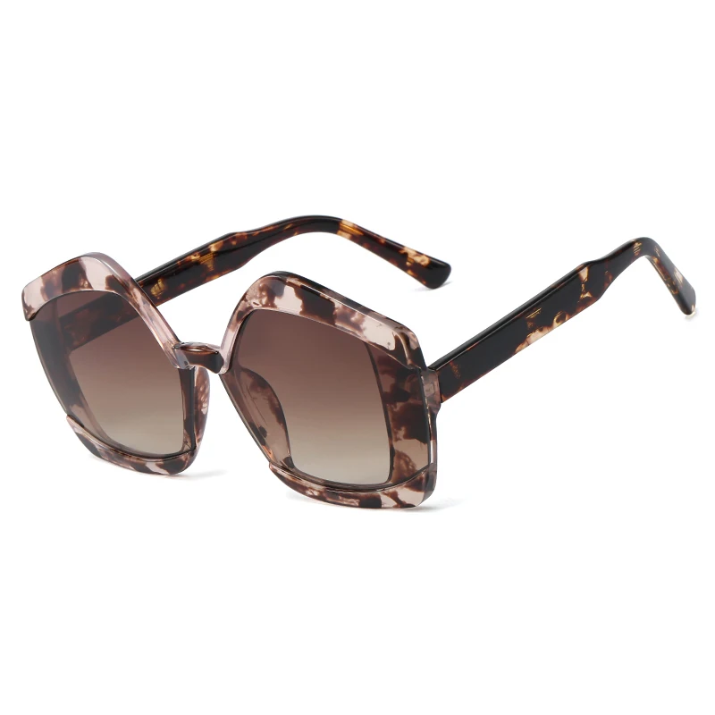

Irregular Fashion Women's Oversiezed Nude Sunglasses Sunglasses 2021