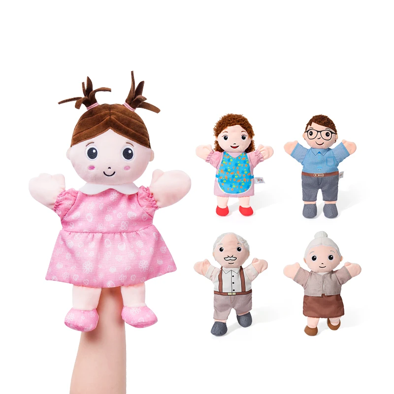 

Hand Puppet Cartoon Plush Toys Baby Educational Pretend Telling Story Doll Toy for Children Kid