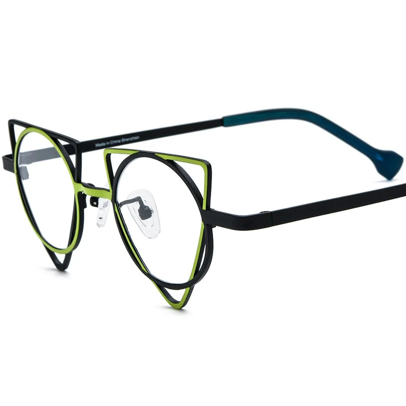 Hollow Design Metal Eyeglasses Frames 2024 Newest Model Glasses Frames Optical Eyewear Lens Glasses Optical