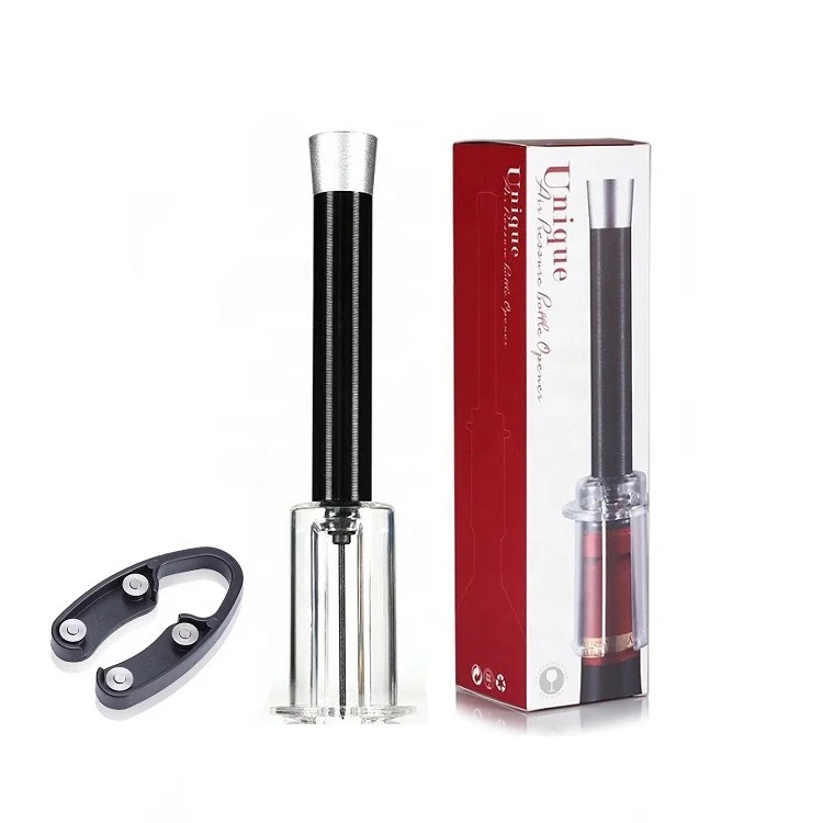 

Aluminium tube Air Pump Bottle Opener Air Pressure Wine Opener, Customized