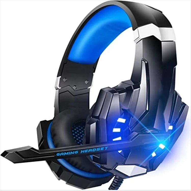 2020 best selling products in amazon LED light high quality stereo Over-ear headphones Headphones gamer With Mic for PC