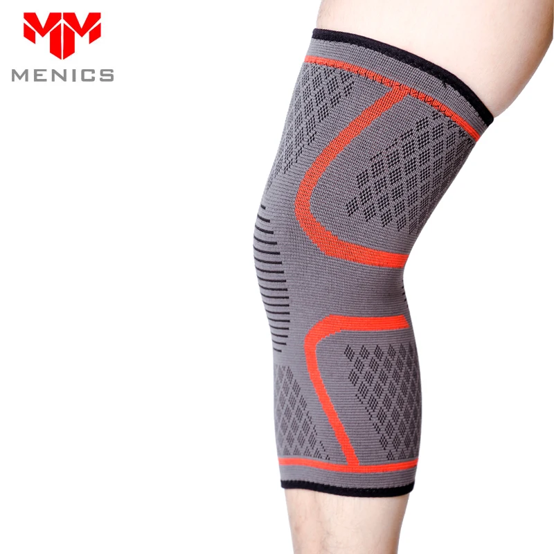 

Manufacturer Custom Adjustable elbow knee pads/knee brace compression sleeve pair knee support /power knee knee joint support, Blue dark grey orange red blue black