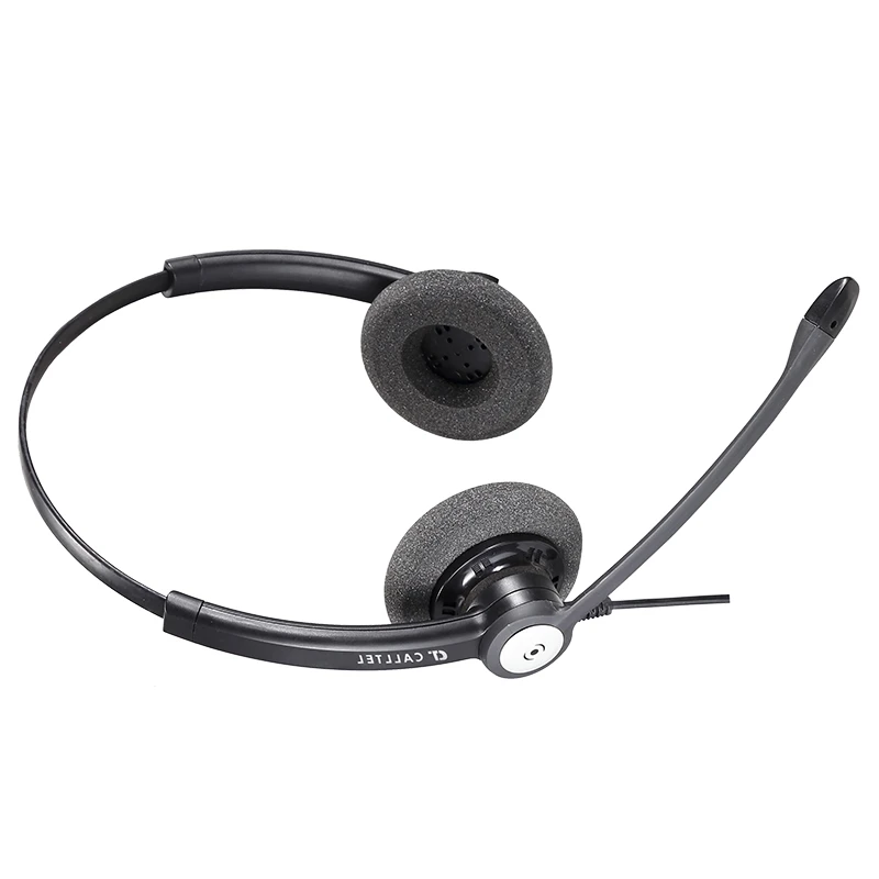 
Professional Office Headset With Noise Cancelling Microphone Binaural 