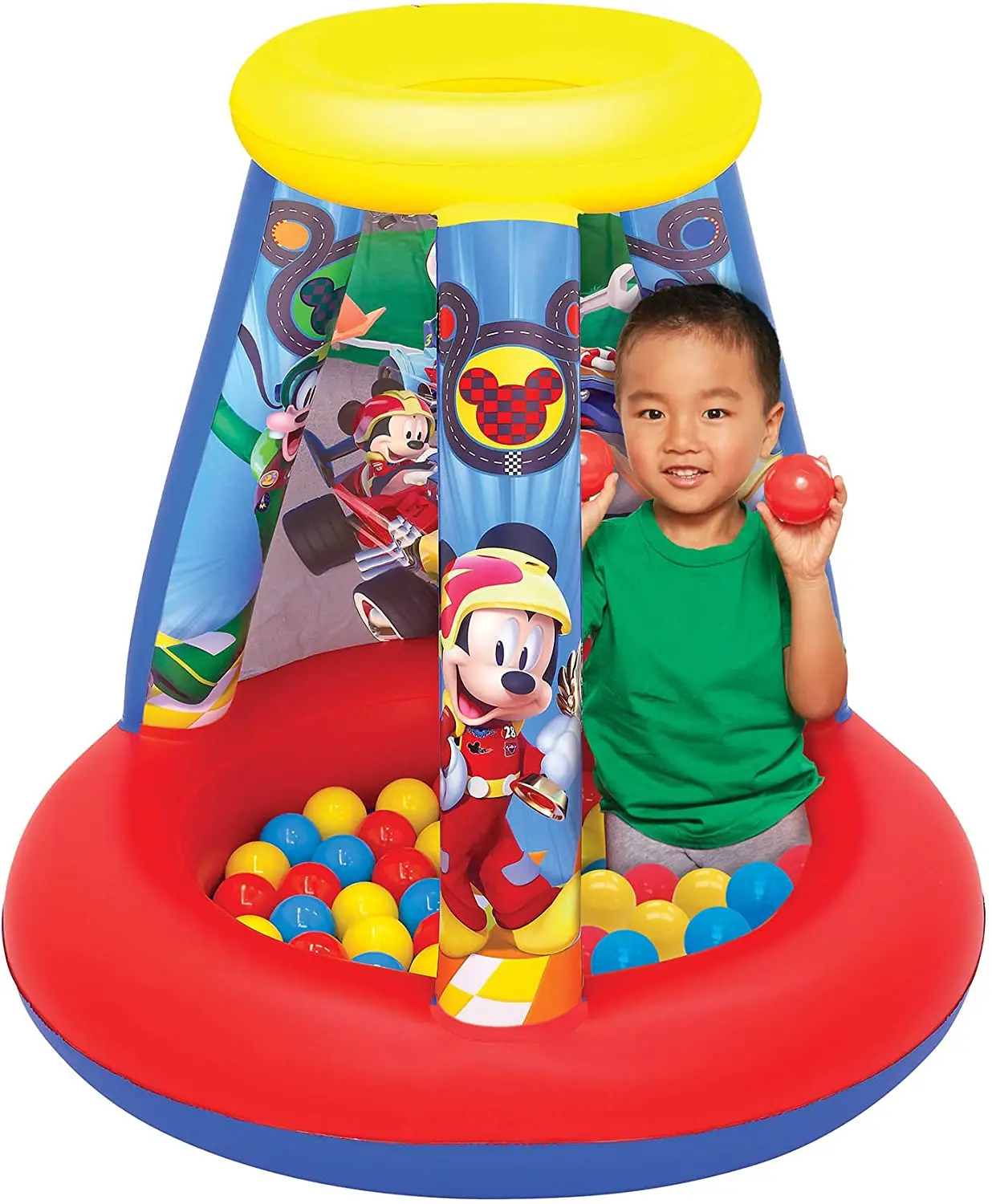 mickey mouse blow up ball pit