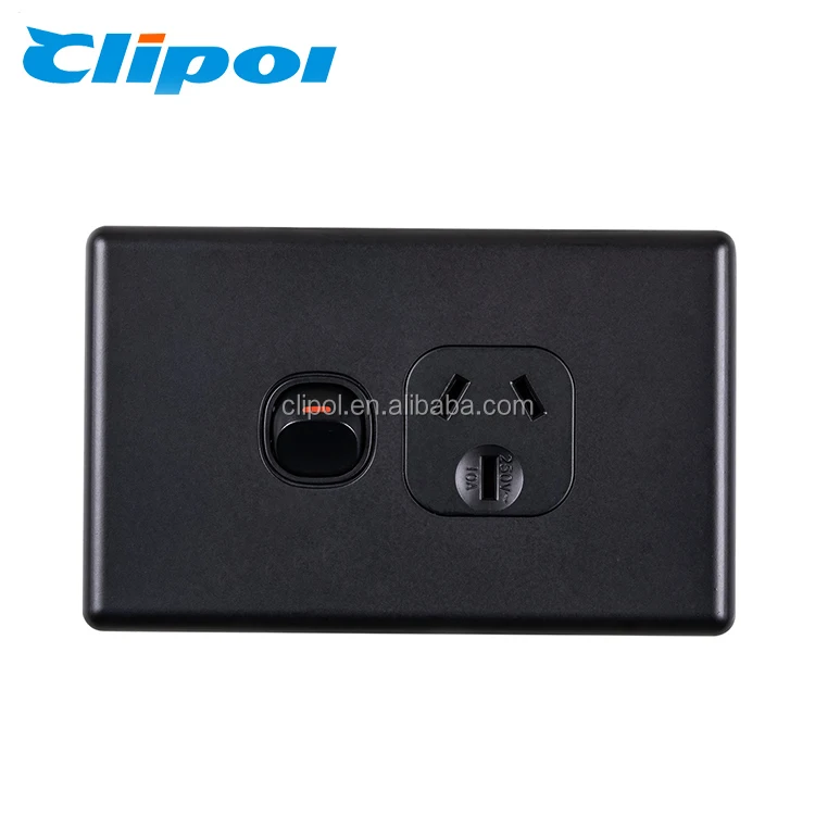 Australian Standard As/nzs Saa 250v 10a Double Wall Socket With Extra