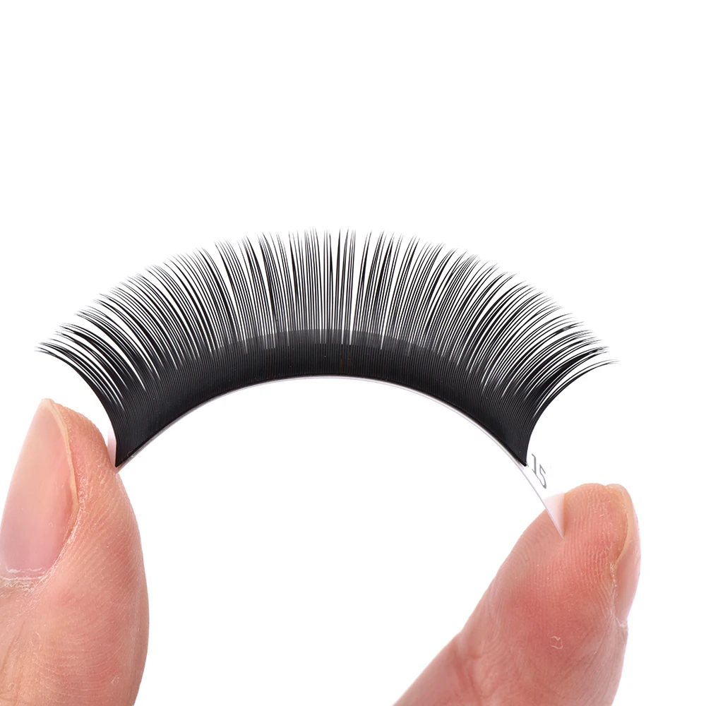 

Individual lash mink classic eyelash extension mega 0.15 classic human hair trays supplies private label, Black and other colors