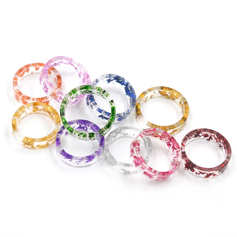 

Unique Products Fashion Jewelry Handmade Wood Resin Ring RIngs Jewelry, Translucent