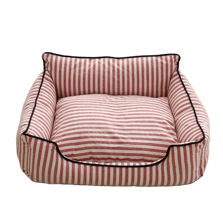 

GW-13 Luxury Pet Bed Sofa High-end Dog Bed Warm Memory Foam Comfortable Couch for Pets with Removable Washable Cover, As photo