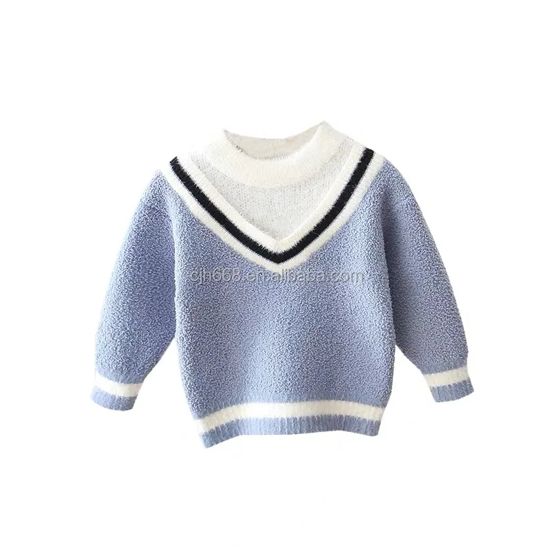 

Factory price OEM hot sell boys sweater designs for kids knitted winter sweaters with high quality, Picture