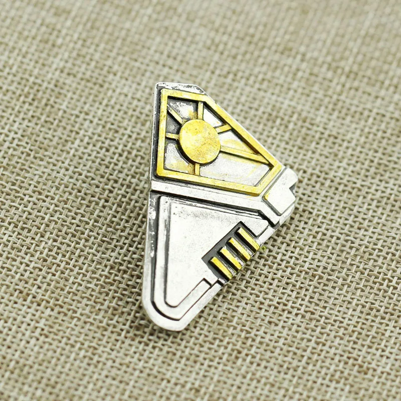 Guardians of The Galaxy VOL.2 Star Lord Brooch Badge Lapel Pins Men Peter Quill Garment Accessories Superhero Cosplay Jewelry FITIONS