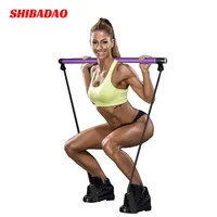 

Pilates Resistance Band for Total Body Workout Yoga Aid Alternative Barbell Pilates Exercise Bar Stick