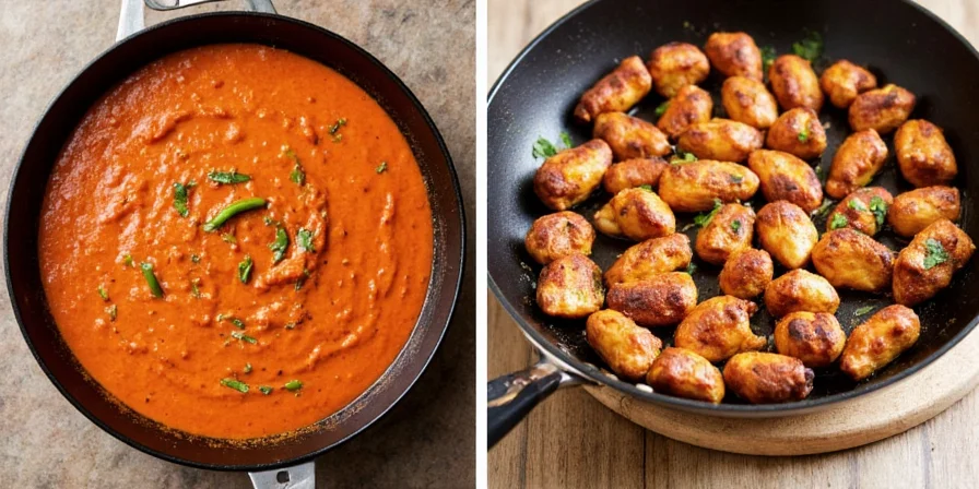Chicken skewers roasting in a traditional tandoor oven