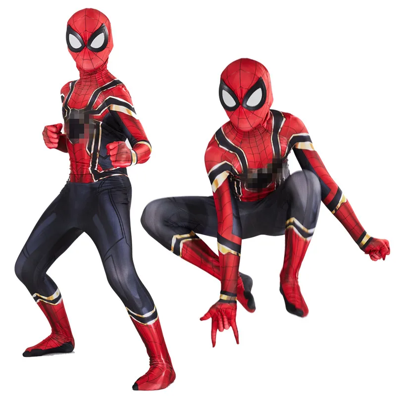 

New style in stock high quality Iron spider-man costume, Black