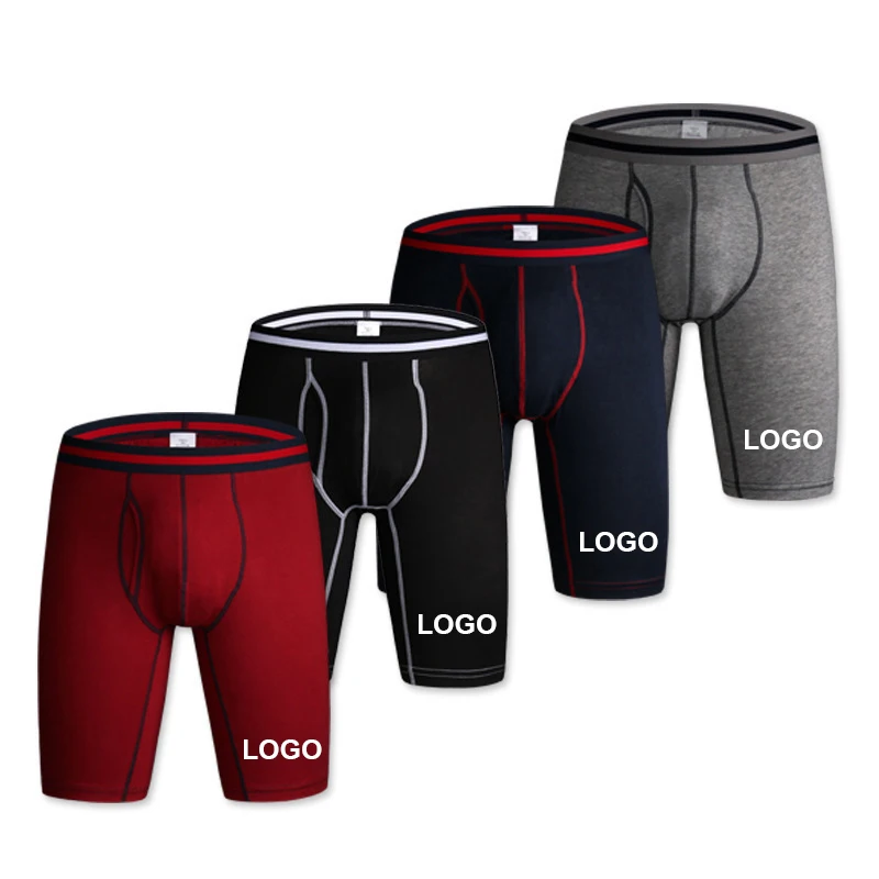 

Knitted Breathable Solid Organic Cotton Men Underwear Boxer Briefs