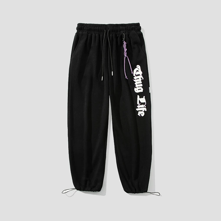 

Factory Wholesale Custom Logo Fashion Loose Hip Hop Sport Casual Mens Harlan Sweat Pants Embroidery Plus Size Man Joggers