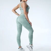 

2020 New Sports Wear 5Colors Women Workout Sets Camo Seamless Crop Top Bra Legging Set
