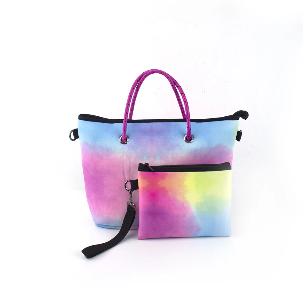 New Styles Waterproof Medium Neoprene Neoprene Bags Women Handbags Tote