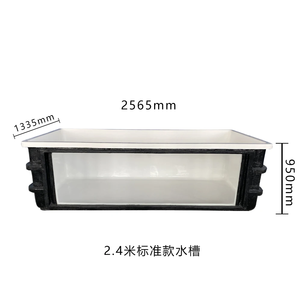 

Factory sale fiberglass fish aquaponic tanks FRP fish tank with glass fiberglass fish farming tank pond, White/black/blue/green