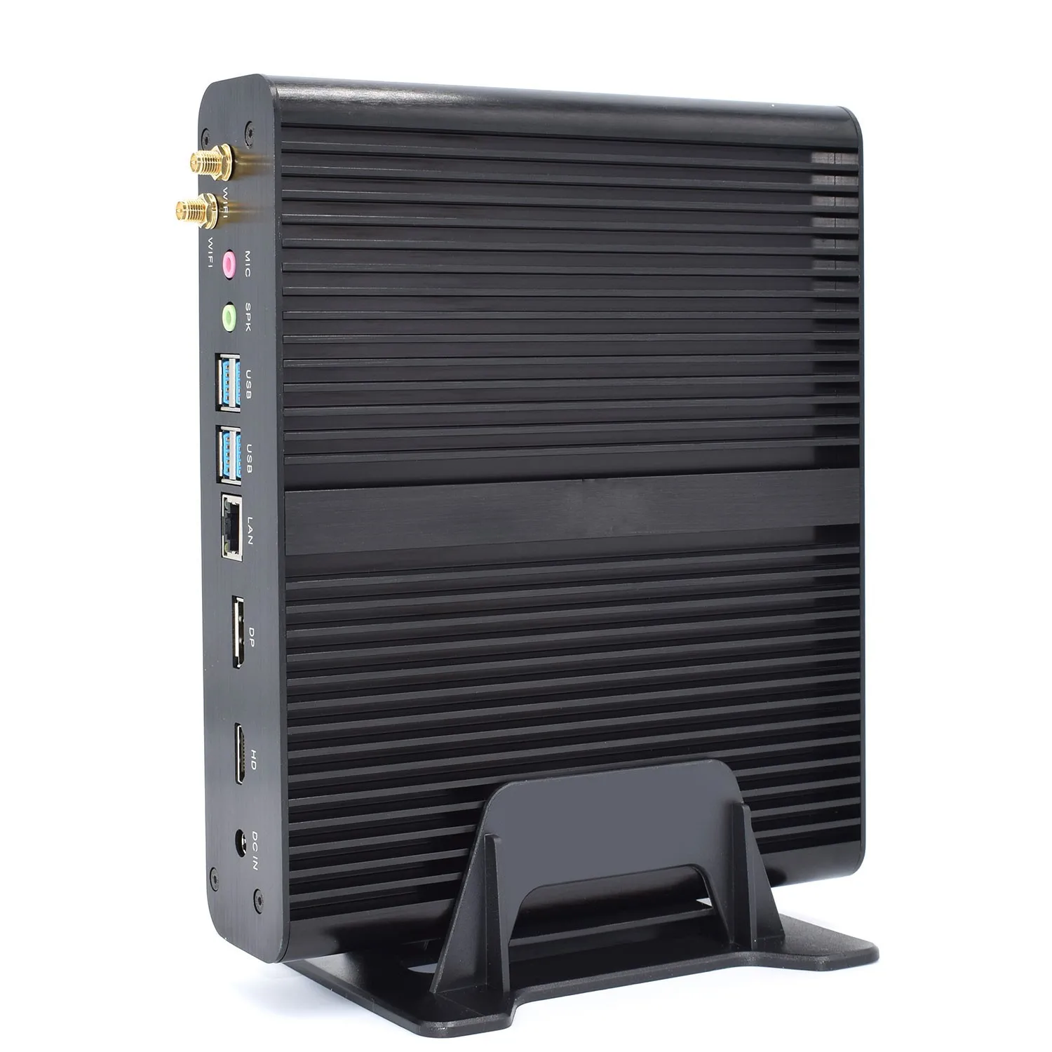 

10th Gen Comet Lake Core i7 10510U Compact Black Rugged Fanless Mini PC Gaming Computer UHD Graphics i7 Nettop PC Gamer