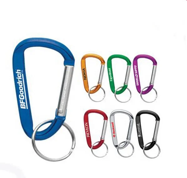 

Promotional Printed Keychain Carabiner And Custom Carabiner Hook