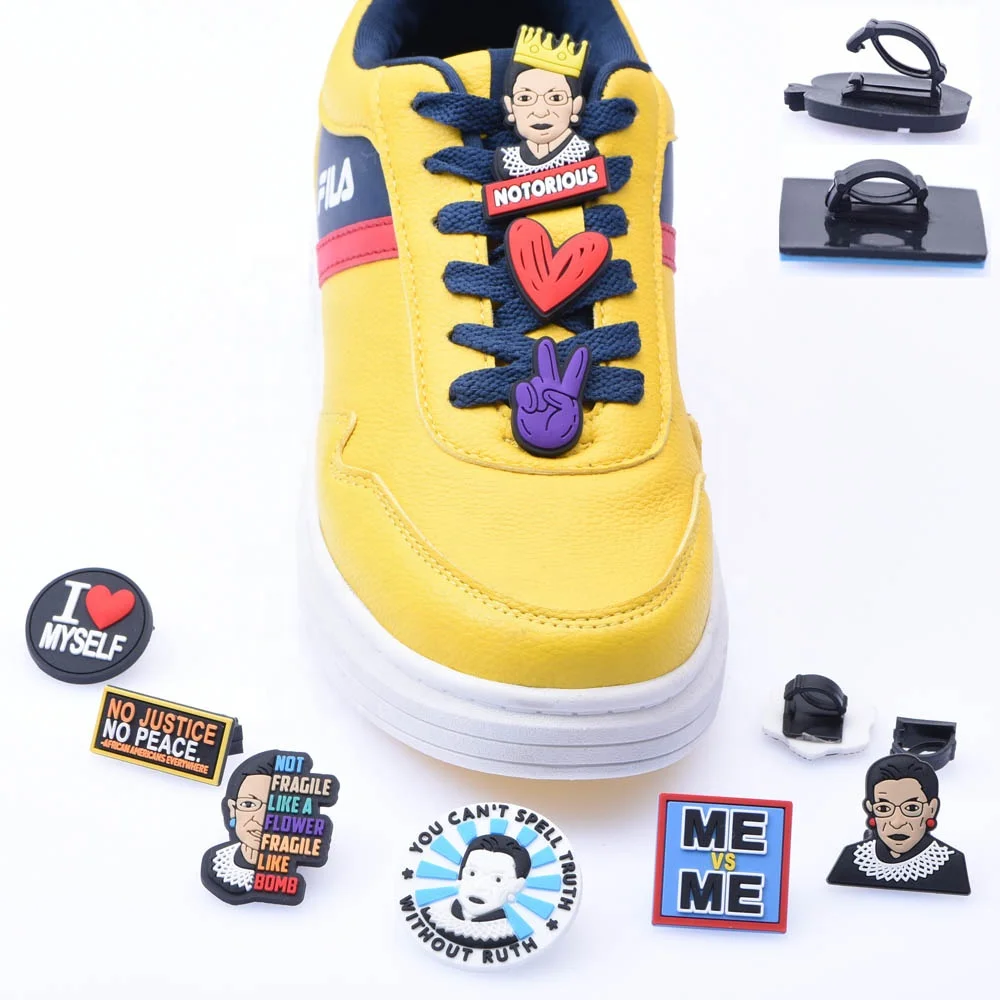 

Wholesale Customized High Quality Chucky Pattern Soft PVC Rubber Shoelace Buckle Charm for Sneaker Shoes DHL/Fedex