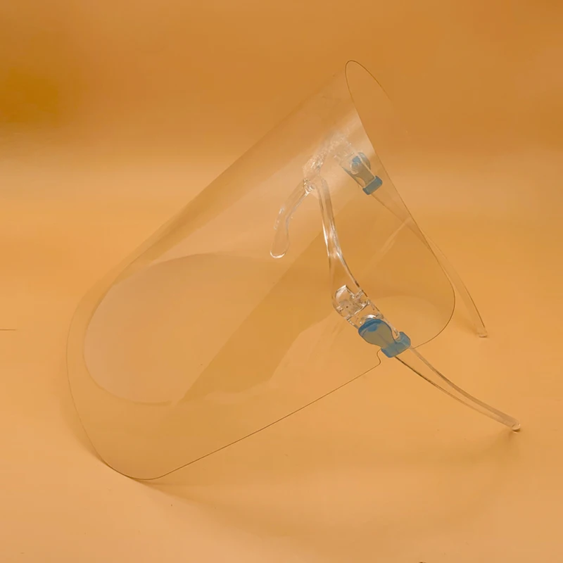 
Plastic Transparent Protection Eye Visor Full Cove Plastic Clear Visors Face Shield With Glasses 