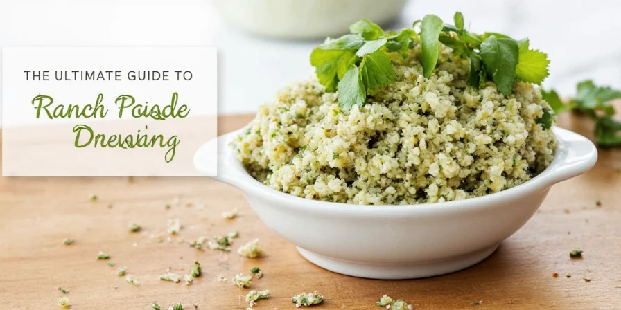 Mixing ranch seasoning in a bowl