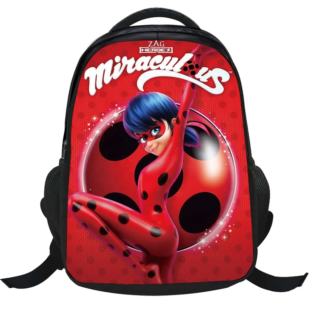 

2019 Hot New Ladybug Girls Animal Printed Cartoon School Bag Backpack Children Book Bags Packbag Plecak, Customized color